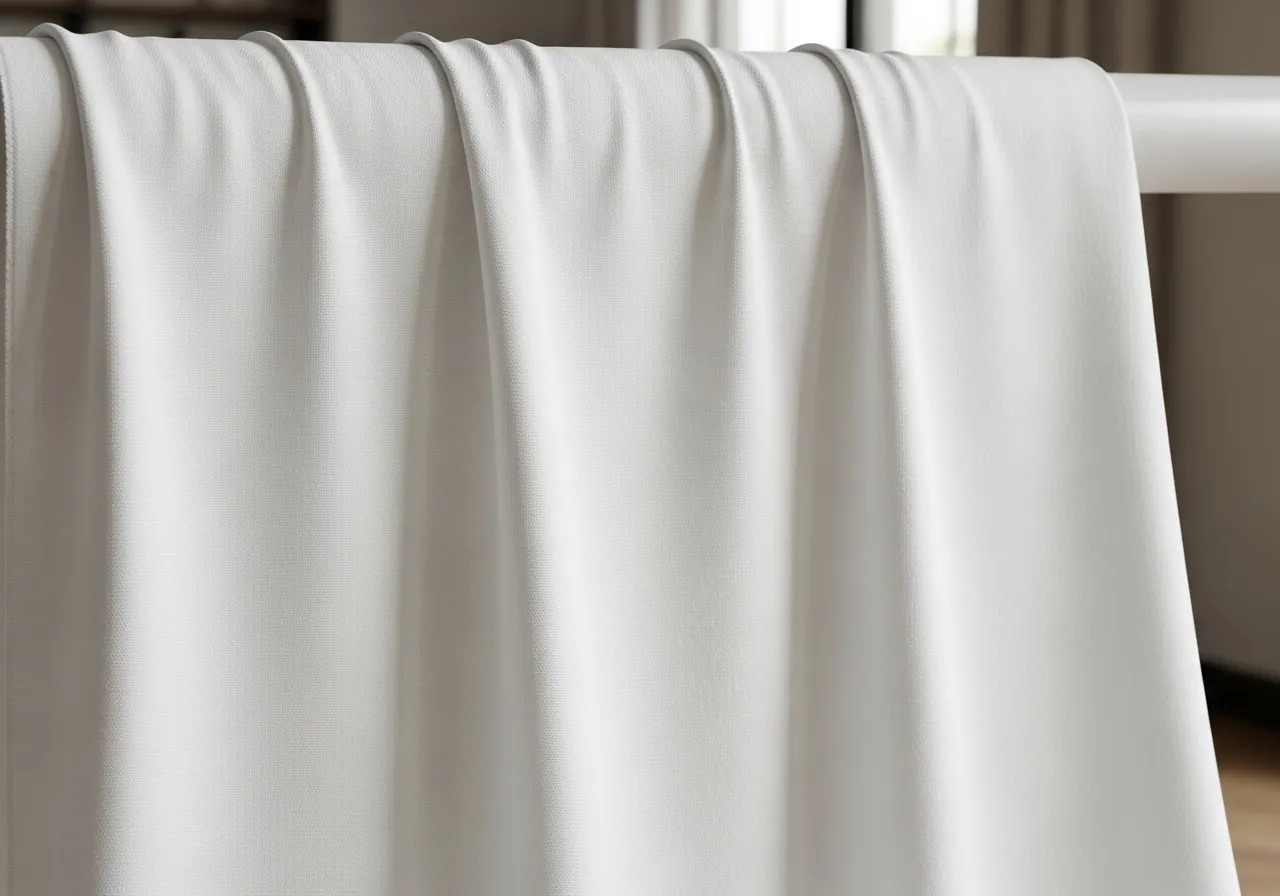 Arktinen Valkoinen verhokangas